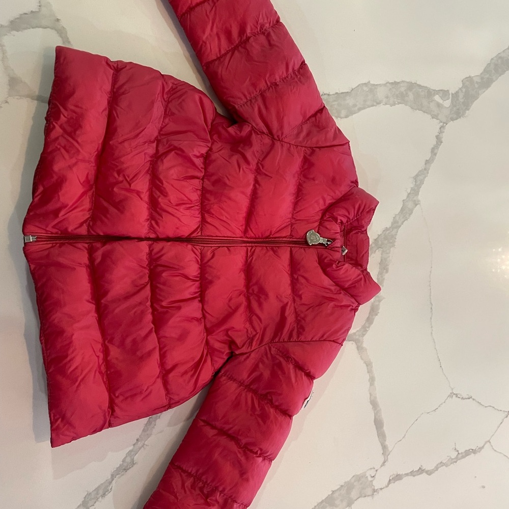 Moncler Joelle puffy down coat size 9-12 months (hot pink)